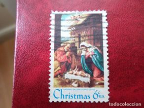 Sellos: -estados unidos, 1970, navidad, Yvert 911